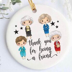 Golden girls inspired ceramic ornament